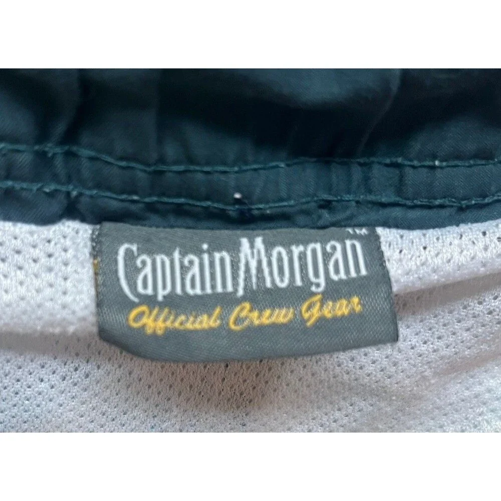 Captain Morgan Boardshort Mens 38 XL Drawstring Mesh Lined Swim Trunks